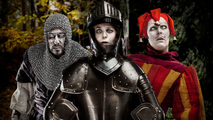 De döda riddarna är, förutom spökhuset, en av nyheterna på Kolmårdens Halloween.