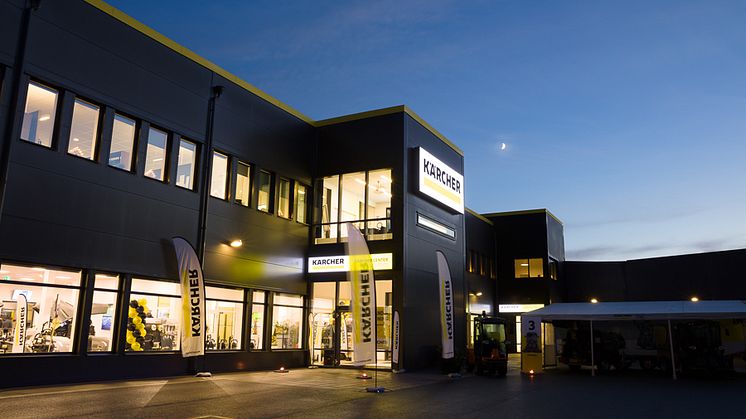 Måndagen den 5 december invigdes Kärchers nya huvudkontor och Kärcher Center I Göteborg