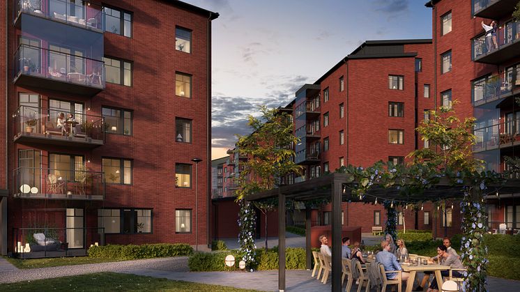 Brf Skulptören_innergård