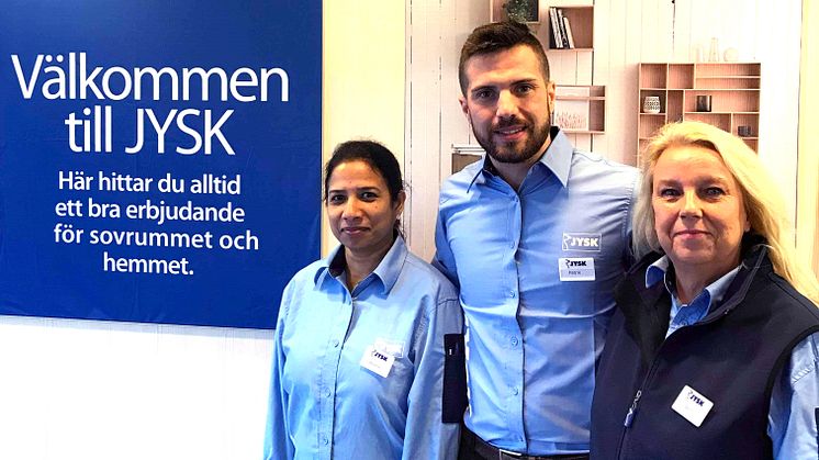 JYSK i Umeå bygger om till senaste butikskonceptet