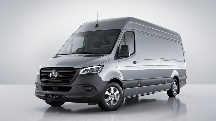 Nu är det säljstart för andra generationen av eldrivna eSprinter från Mercedes-Benz. Med största batteripaketet är räckvidden upp till 53 mil i stadskörning.