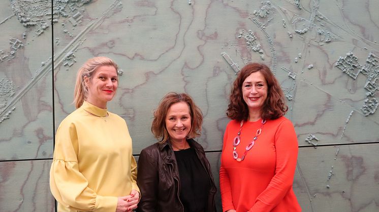 Louise Eklund, Juno Blom och Inger Tolsved Rosenkvist. 