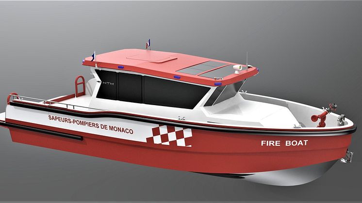 High Tech Marine's new firefighting and rescue patrol boat will be equipped with Smartgyro stabilization