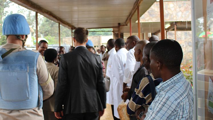 MONUSCO måste skydda civilbefolkningen inför stundande val. Foto: Matilda Hector/PMU