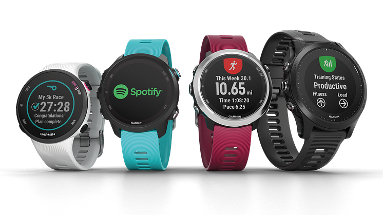 Garmin® lancerer en helt ny Forerunner® serie af GPS-smartwatches som er skabt til løbere