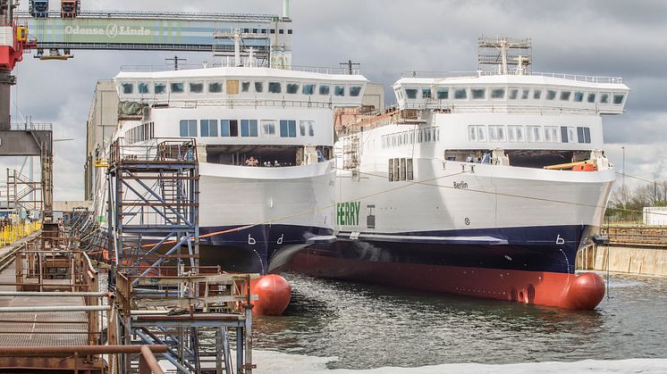 Scandlines’ neue Schiffe wieder im Wasser 3