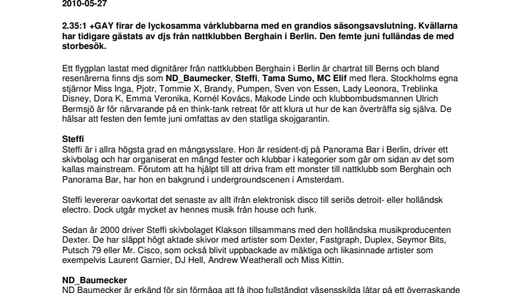 Berghain intar nattklubb 2.35:1 +Gay i Stockholm