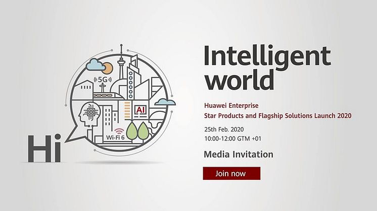 Huawei Enterprise Star Products and Flagship Solutions Launch, 25 februari