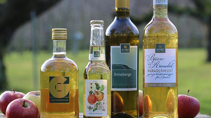 Must och cider från Kiviks Musteri på Österlen