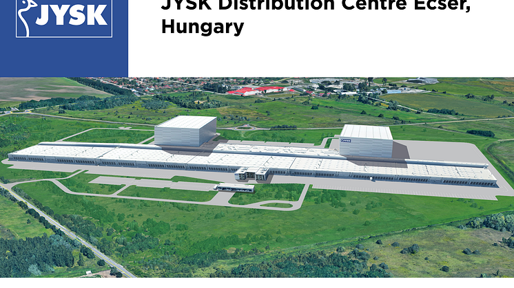 JYSK Distribution Centre Ecser visualisation 1