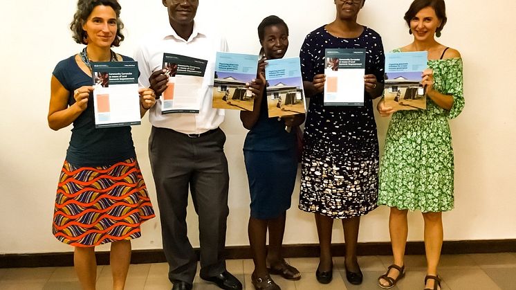 The researchers presenting the report to city officials in Kisumu.  Photo: John C. Chweya