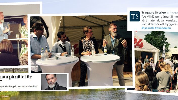 PA Prabert och mySafety Försäkringar i Almedalen 2016.