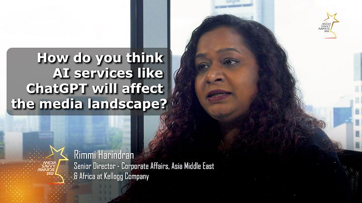 Rimmi Harindran: How do you think AI services like ChatGPT will affect the media landscape?