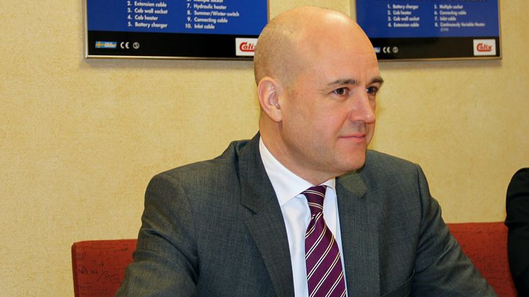 Statsminister Reinfeldt intresserad av Calix 