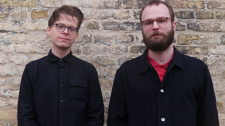 Oscar Forsman and Tobias Jansson, the winners of Nya ögon på plast i arkitekturen (New view on plastics in Architecture)