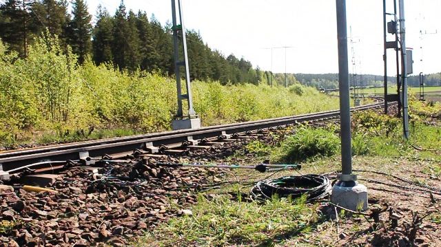 Tågtrafik med smörja i spåren