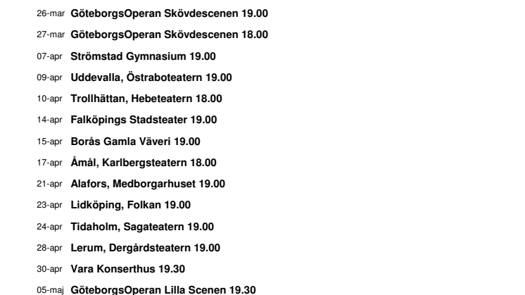 Spelplan The Last Five Years