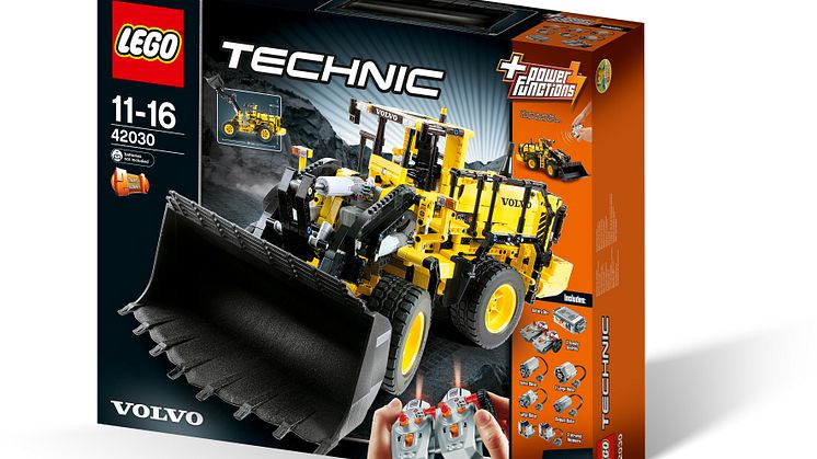 LEGO Technic - förpackning / kartong till Volvo L350F hjullastare 42030