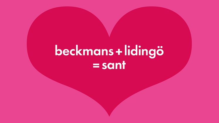 Pressinbjudan: Beckmans + Lidingö = sant