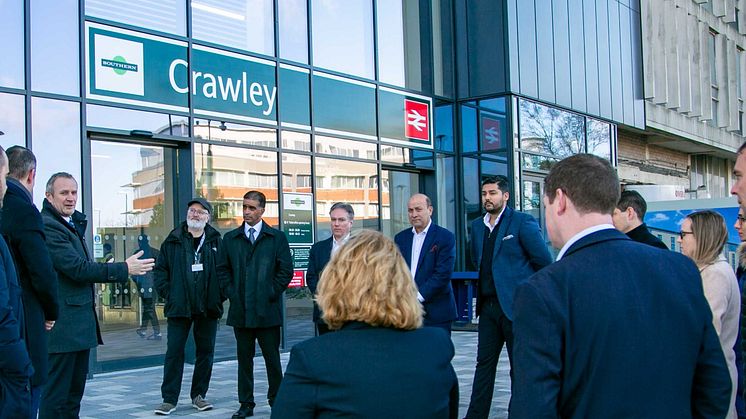 Crawley station open event