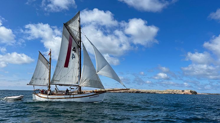 Stiftelsen Losskøyta Ryvingen av 1918 får støtte til nytt masteemne på skøyta. De skal blant annet ha med ungdommer i arbeidet med ny rigg, sammen med fagpersoner. (Foto: Anke Wadenpohl Imsen)