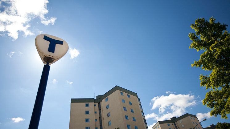 Sommar och sol i Stockholms tunnelbana