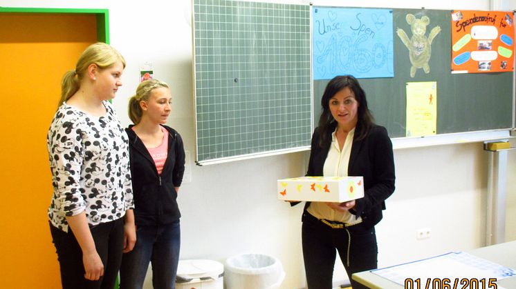 Starker Einsatz für Bärenherz: Schüler der Oberschule Mockrehna spenden dem Kinderhospiz