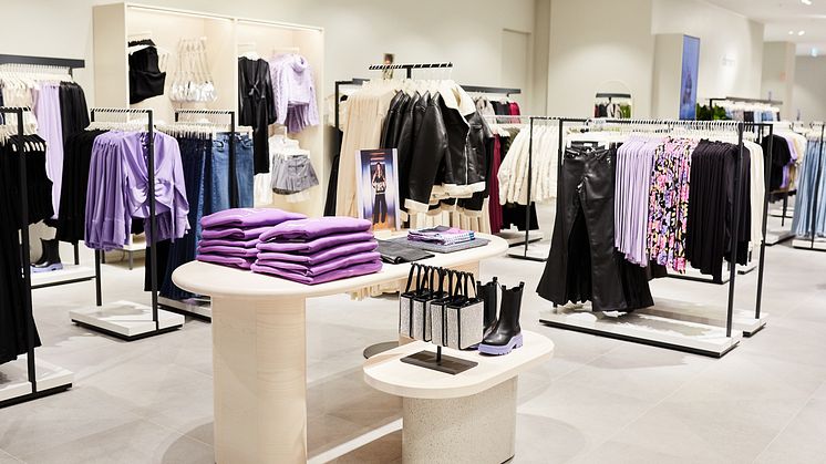 gina tricot launches a new concept store in pallas galleria in borås, sweden. 