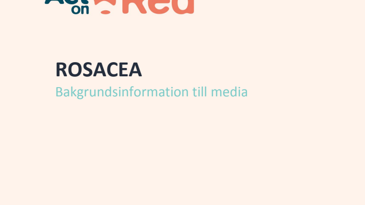Bakgrund rosacea