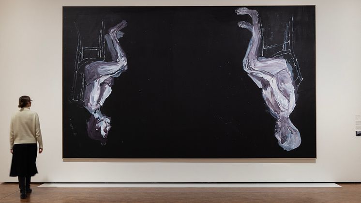 Georg Baselitz Med begge bena først/Feet First