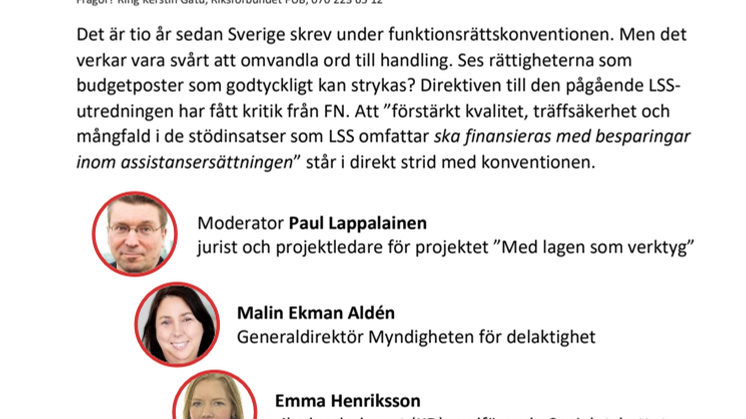 ​Waterfrontfika: Funktionsrättskonventionen – bara när det passar?