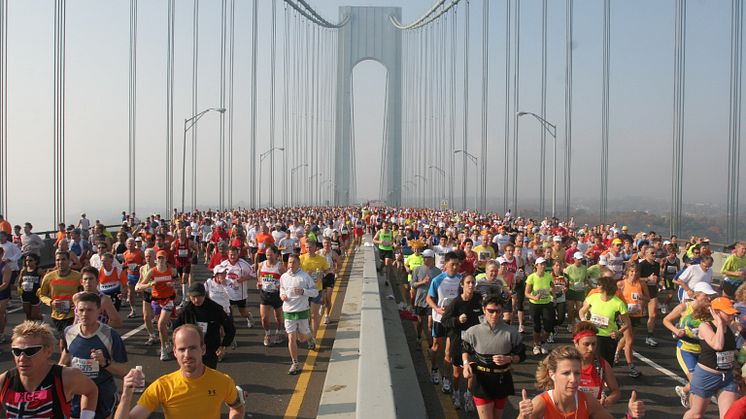 New York City Marathon, starten front