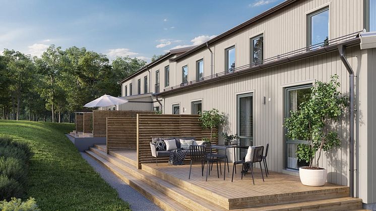 Byggstart för nya radhus i Vänersborg!