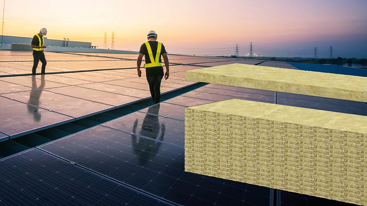 ROCKWOOL lanserar brandsäker takisolering för solpaneler