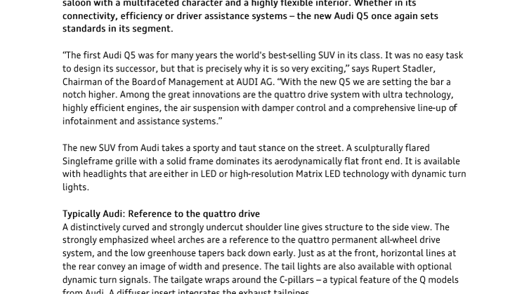 Audi Q5 - UK version