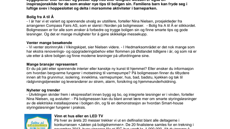 Venter storinnrykk på boligmesse i Vikingskipet
