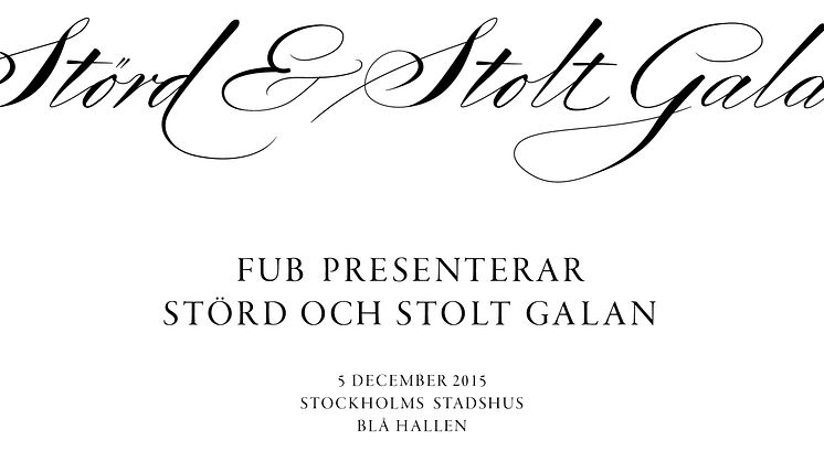​Zlatan Ibrahimović och Lars Lerin prisas på FUB:s gala “Störd och stolt”