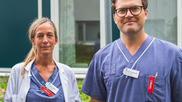Charlotte Thålin och Sebastian Havervall