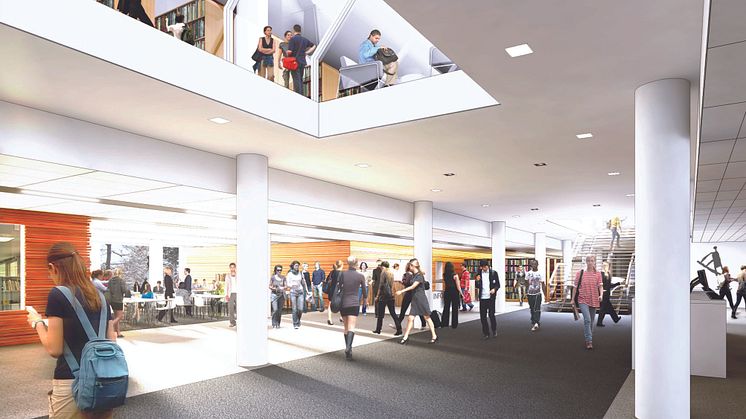 Akademiska Hus moderniserar universitetsbibliotek för Stockholms universitet
