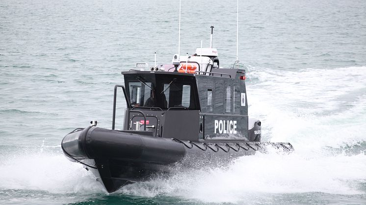 High res image - Raymarine - Dorset Police Boat