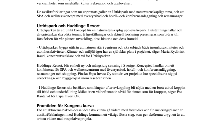 Fler spännande upplevelser i Kungens kurva