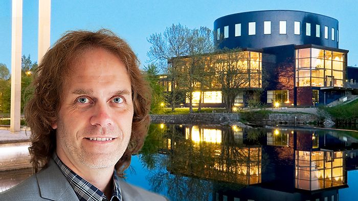 Pär Holmgren är en av föreläsarna som kommer till den nationella konferensen Vatten Avlopp Kretslopp 2018. Foto Pär: Bart van der Gaag; Foto Gävle Konserthus: Albin Bogren
