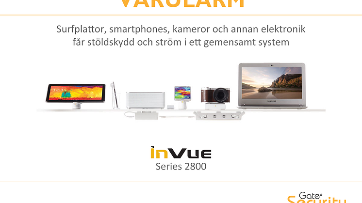 Gemensamt varularm för surfplattor, kameror och smartphones