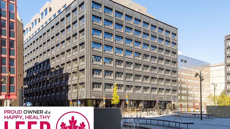 Stena Fastigheter certifierar med LEED guld i Stockholm city