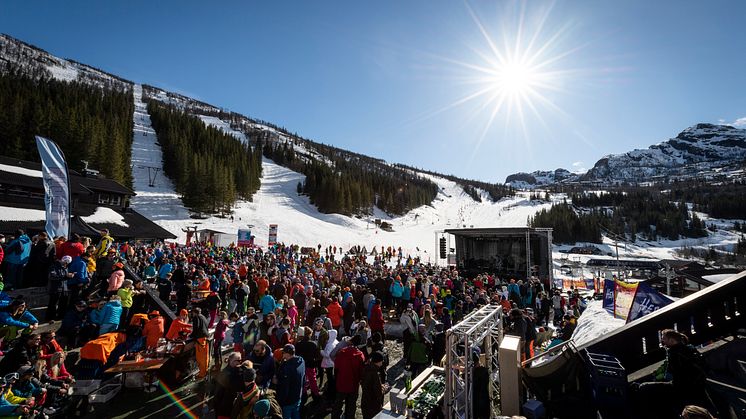 Upplev vårens stora skid- och musikevenemang med SkiStar. Foto SkiStar. 