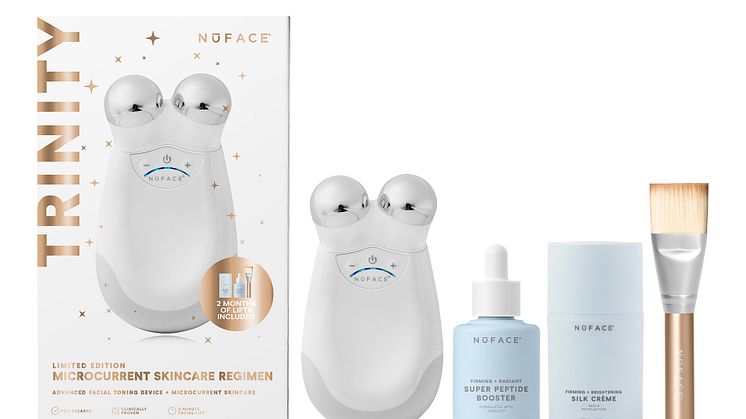 NuFACE Trinity Complete Microcurrent Skincare Routine Kit