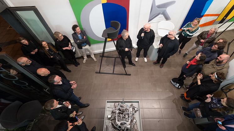 Offecct art installation Phoenix, Milan 2017