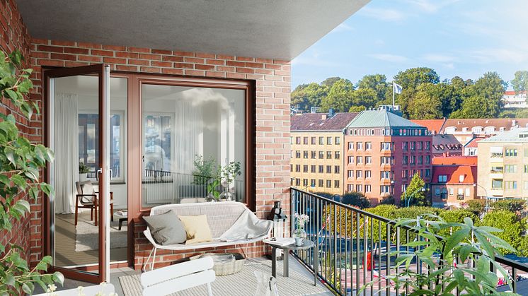 SeaU Helsingborg: balkong mot öster