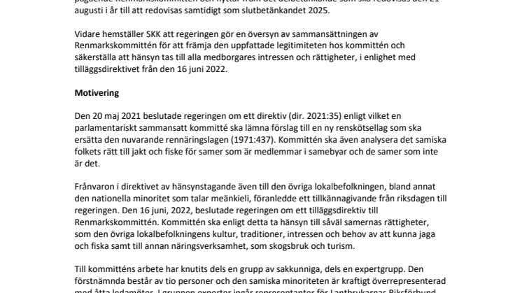 Svenska Kennelklubbens hemställan gällande Renmarksutredningen.pdf