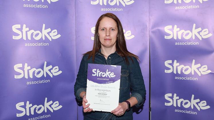 Cheshire stroke survivor receives regional recognition